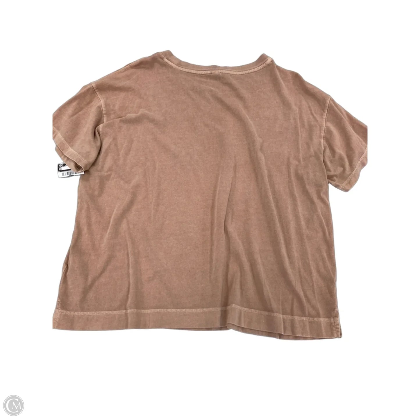 Top Short Sleeve By Old Navy In Tan, Size: Xl