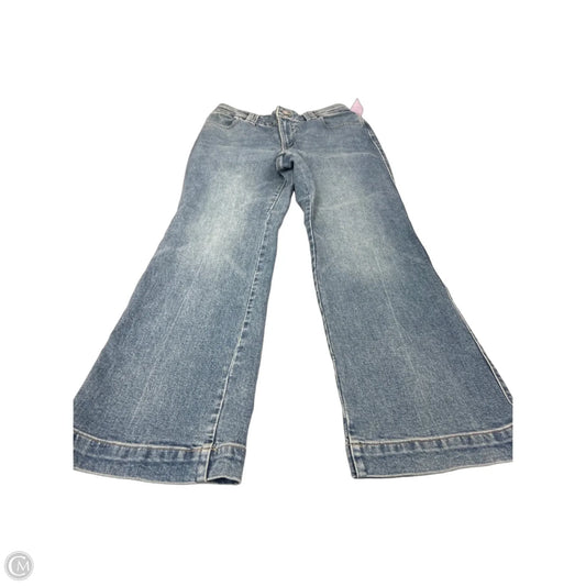 Jeans Flared By Talbots In Blue Denim, Size: 6p