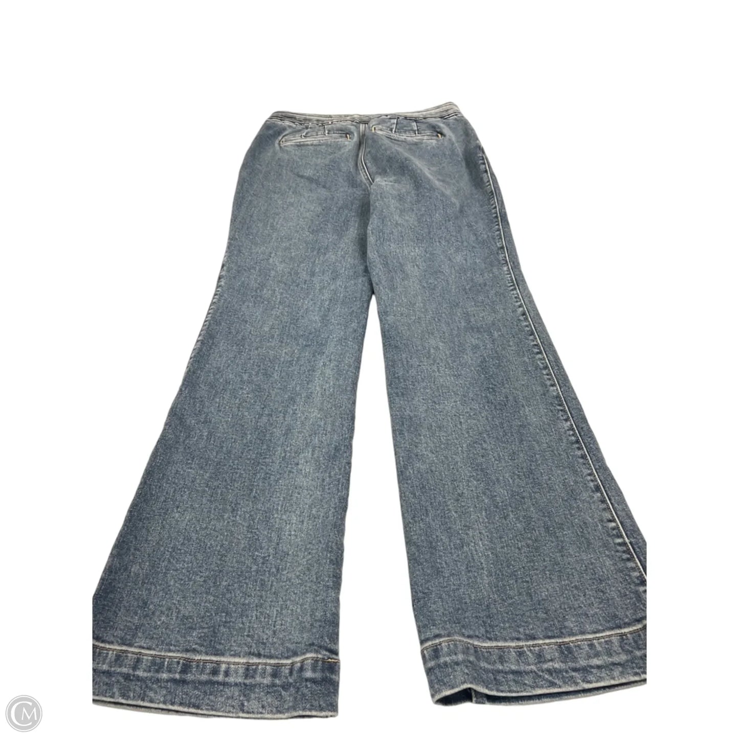 Jeans Flared By Talbots In Blue Denim, Size: 6p