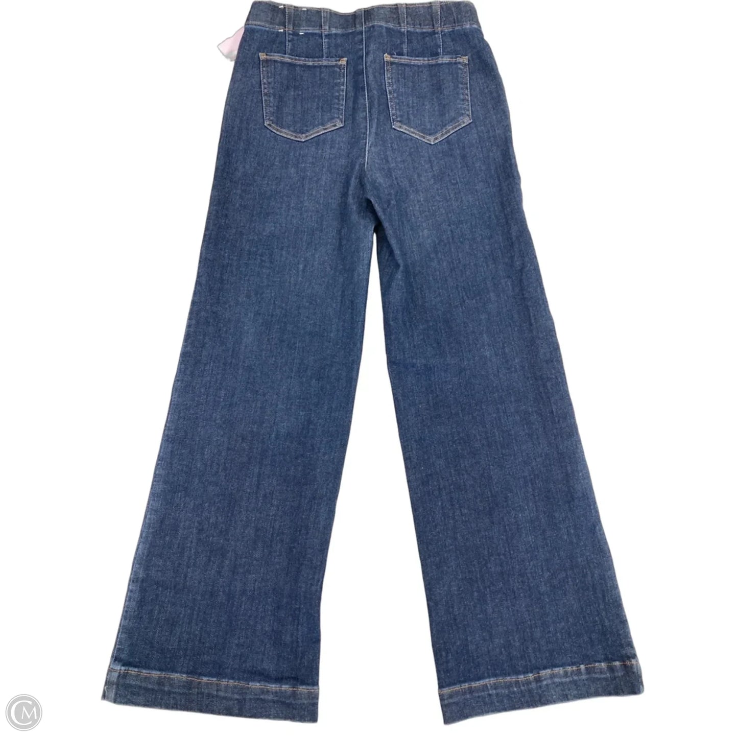 Jeans Wide Leg By Talbots In Blue Denim, Size: 4p