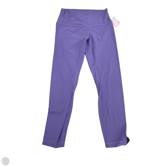 Athletic Leggings By Lululemon In Purple, Size: 8