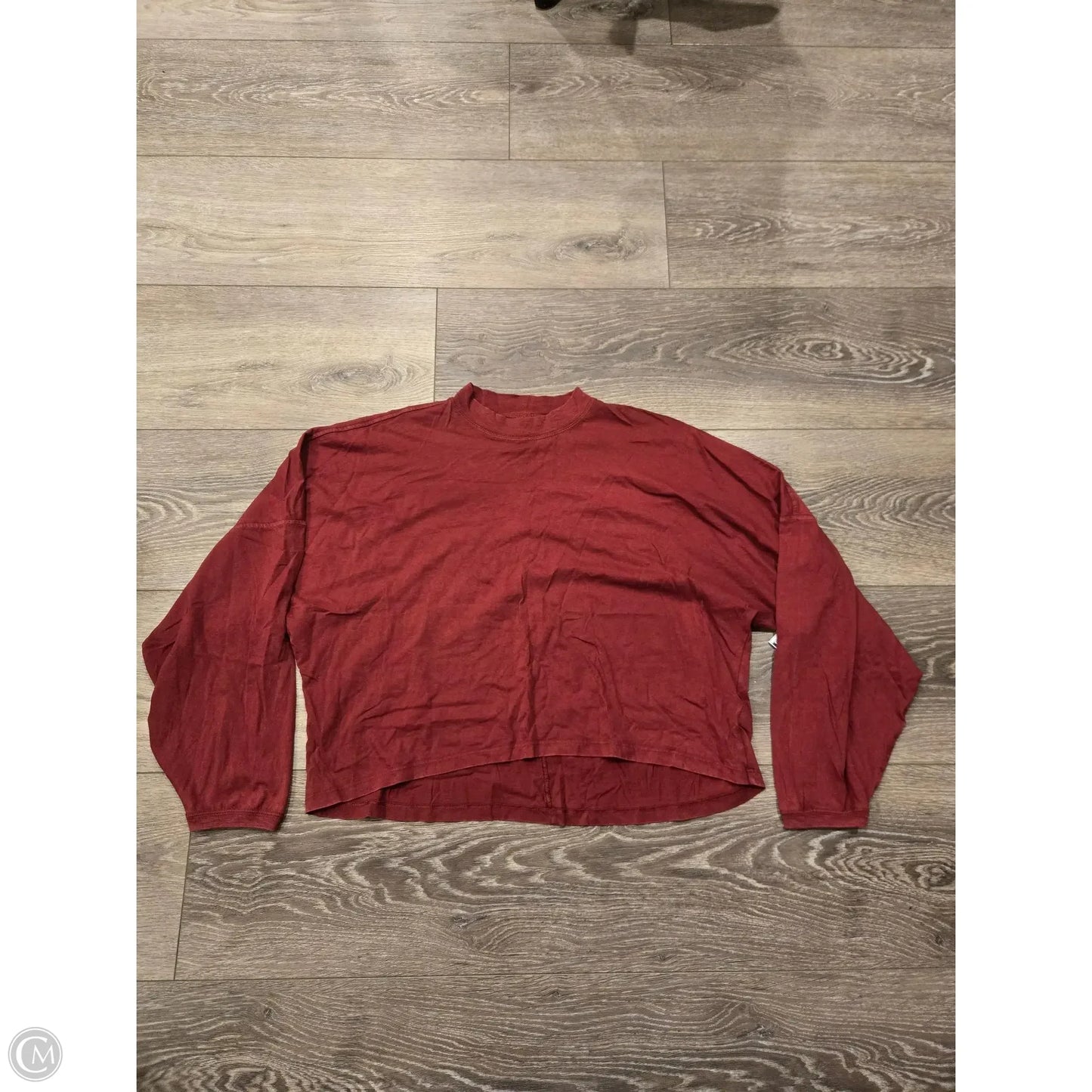 Top Long Sleeve By Aerie In Red, Size: L