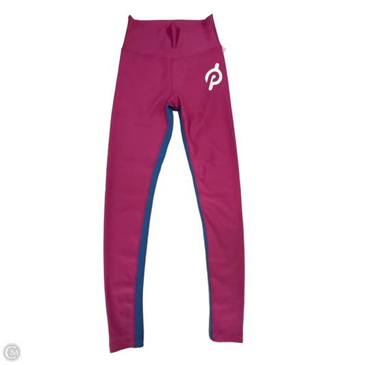 Athletic Leggings By Peloton In Blue & Pink, Size: S