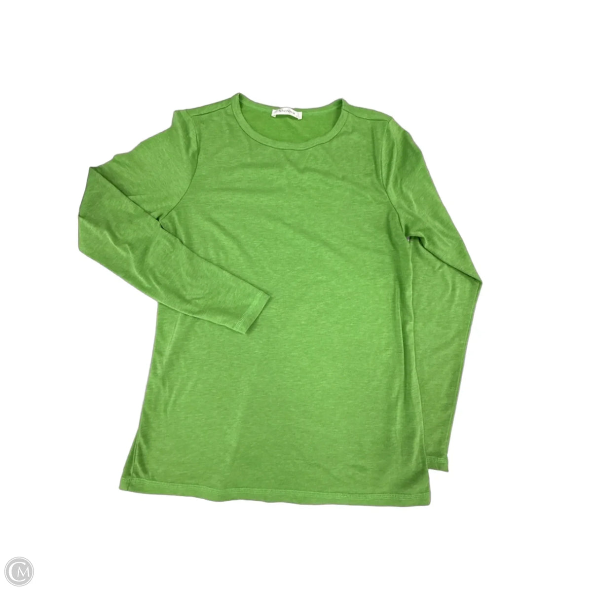 Top Long Sleeve By Cmf In Green, Size: S