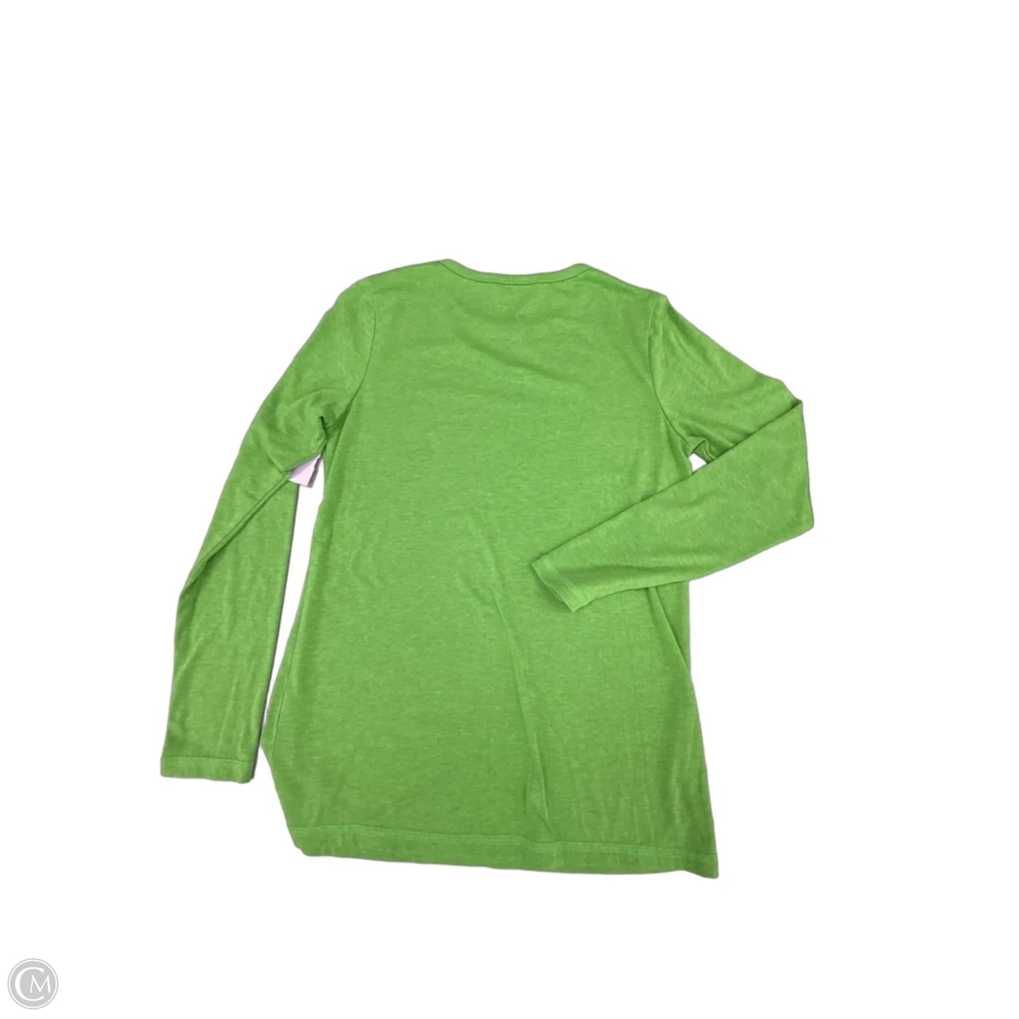 Top Long Sleeve By Cmf In Green, Size: S