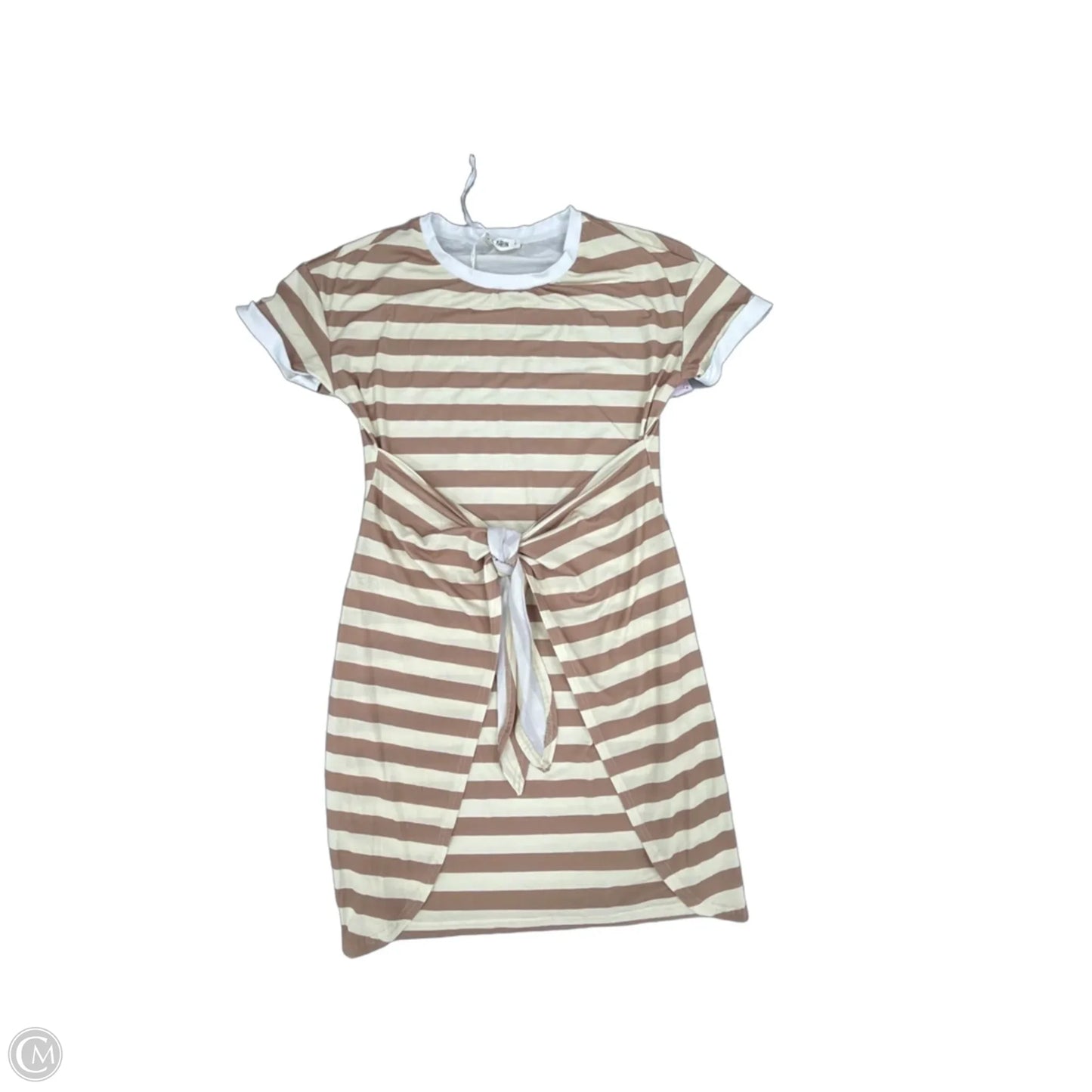 Dress Casual Short By Grace Karin In Striped Pattern, Size: M