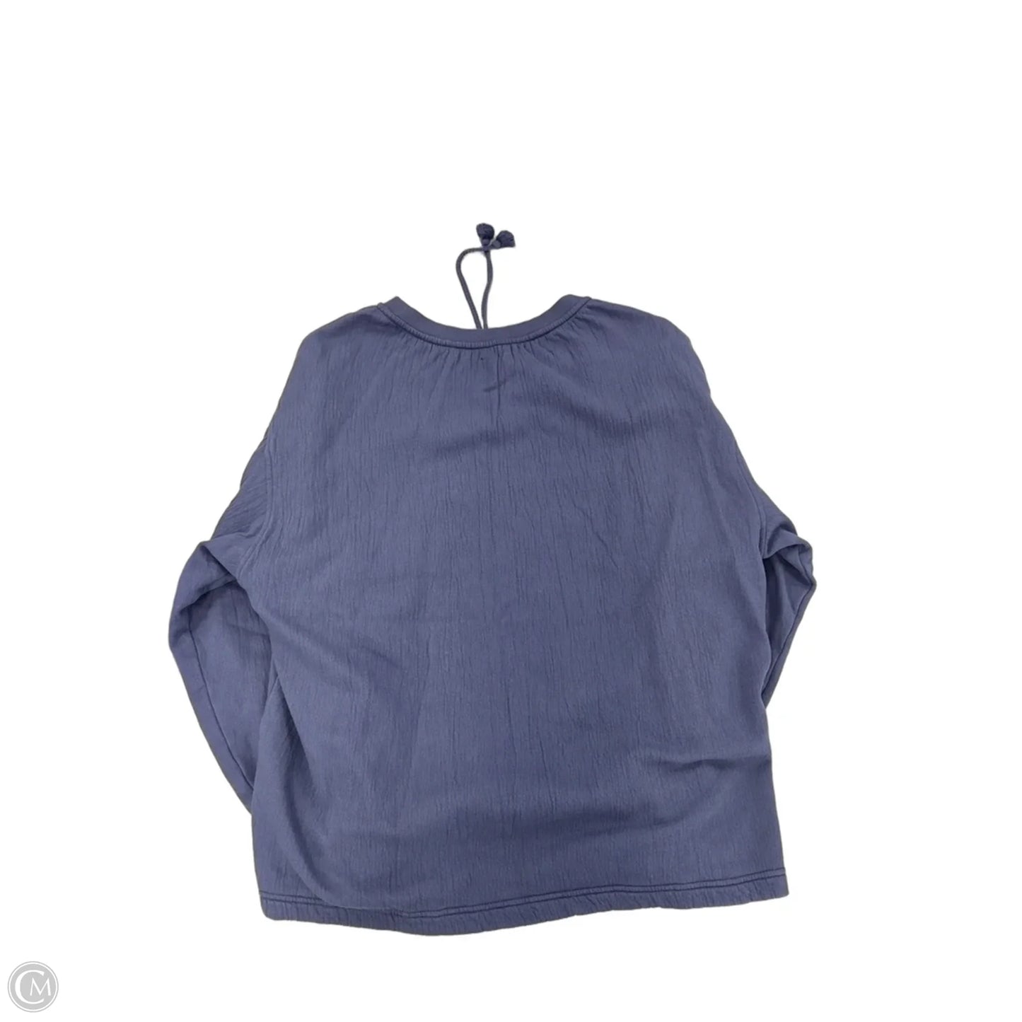 Top Long Sleeve By Aerie In Blue, Size: L