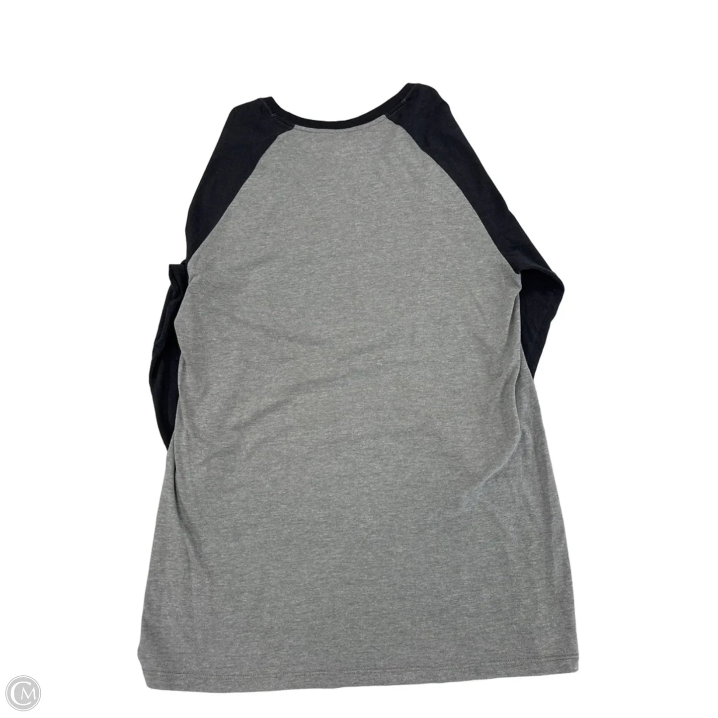 Top 3/4 Sleeve By Nike In Grey, Size: S