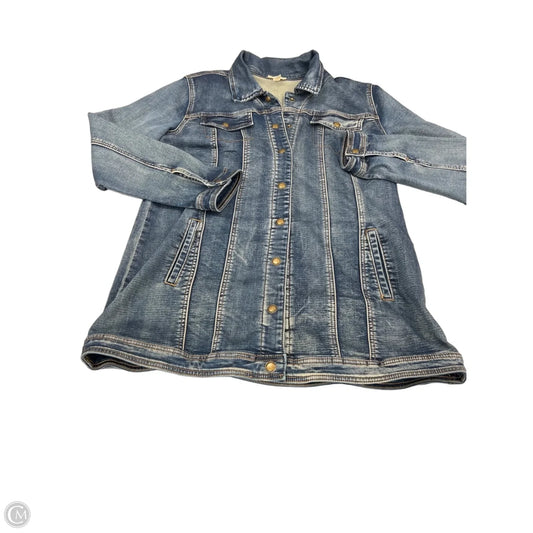 Jacket Denim By Tribal In Black, Size: L
