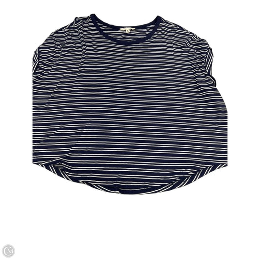 Top Short Sleeve By Lucky Brand In Blue, Size: Xl