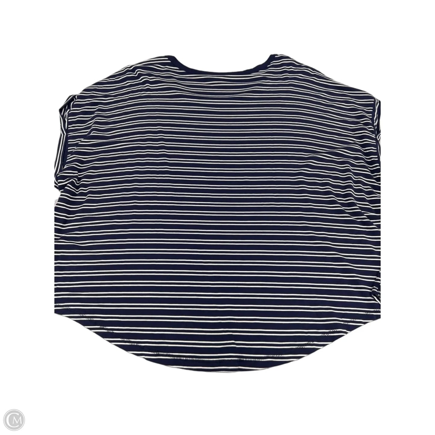 Top Short Sleeve By Lucky Brand In Blue, Size: Xl