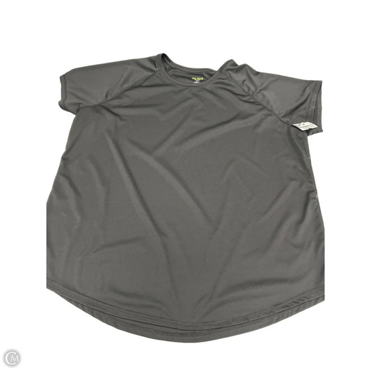 Athletic Top Short Sleeve By Tek Gear In Black, Size: 2x