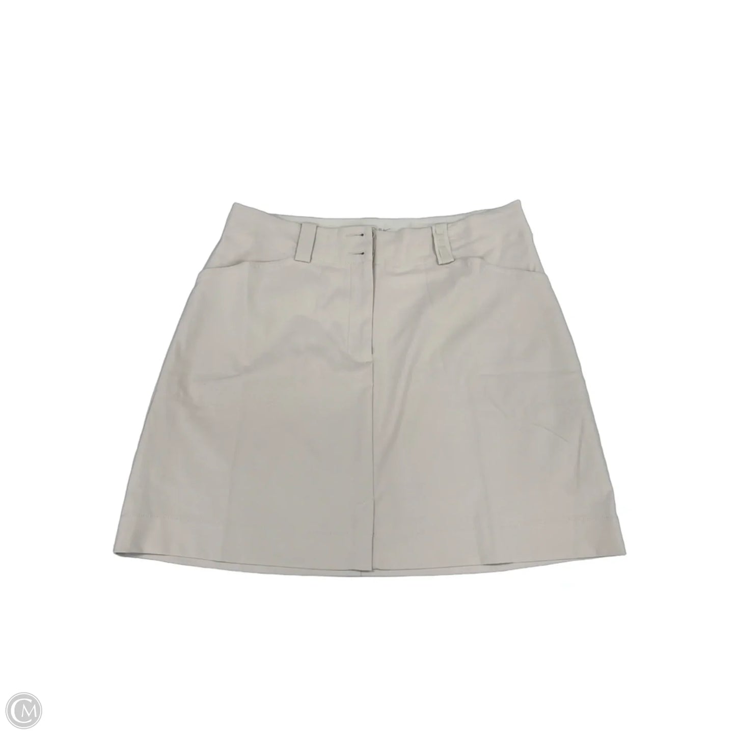 Athletic Skort By Nike In Cream, Size: M