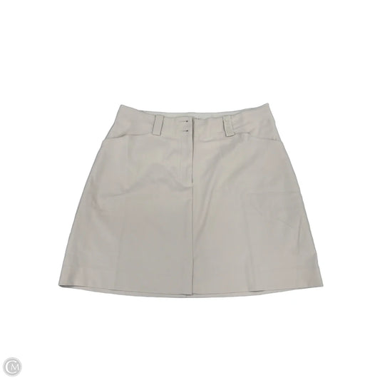 Athletic Skort By Nike In Cream, Size: M