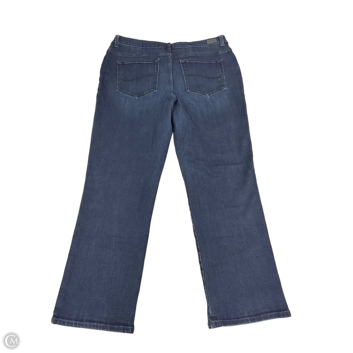 Jeans Straight By Lee In Blue Denim, Size: 18