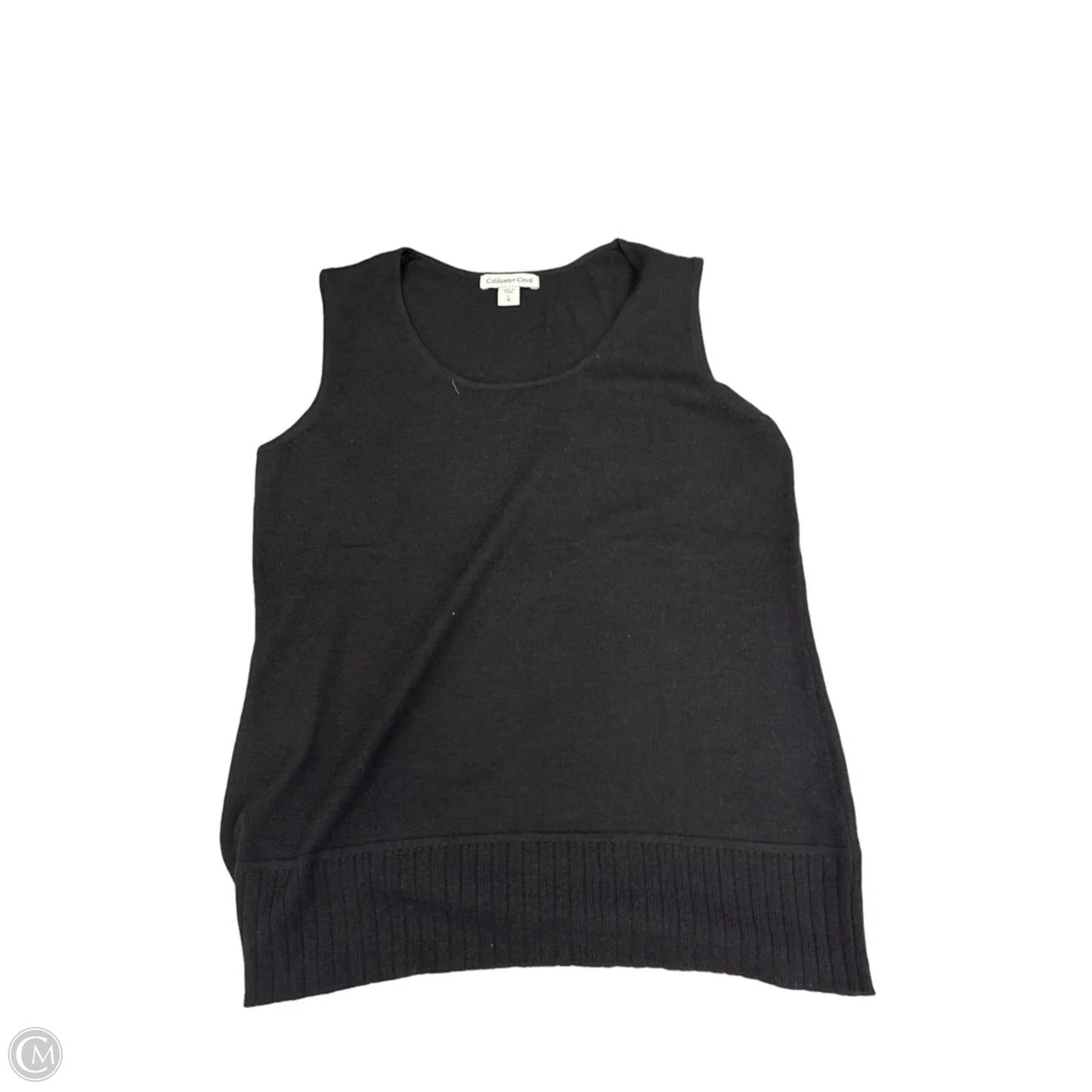 Tank Top By Coldwater Creek In Black, Size: L