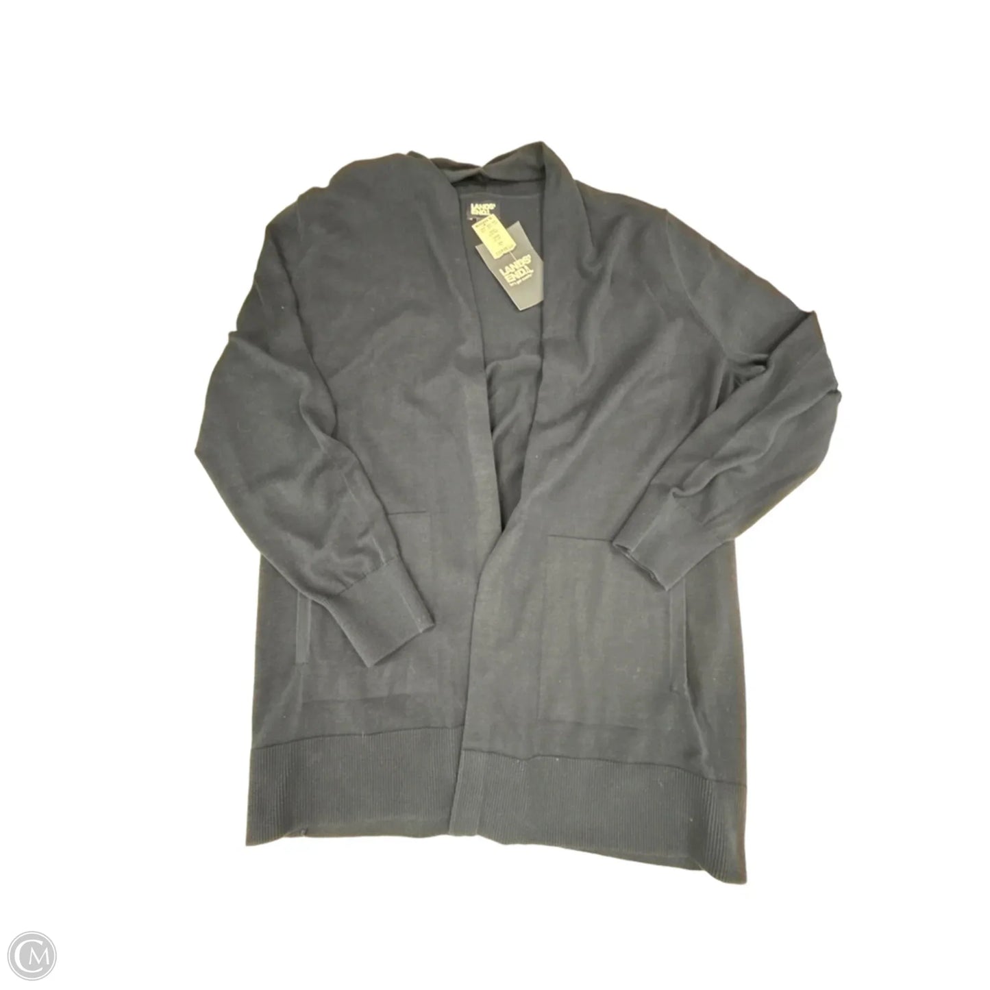 Cardigan By Lands End In Navy, Size: 1x