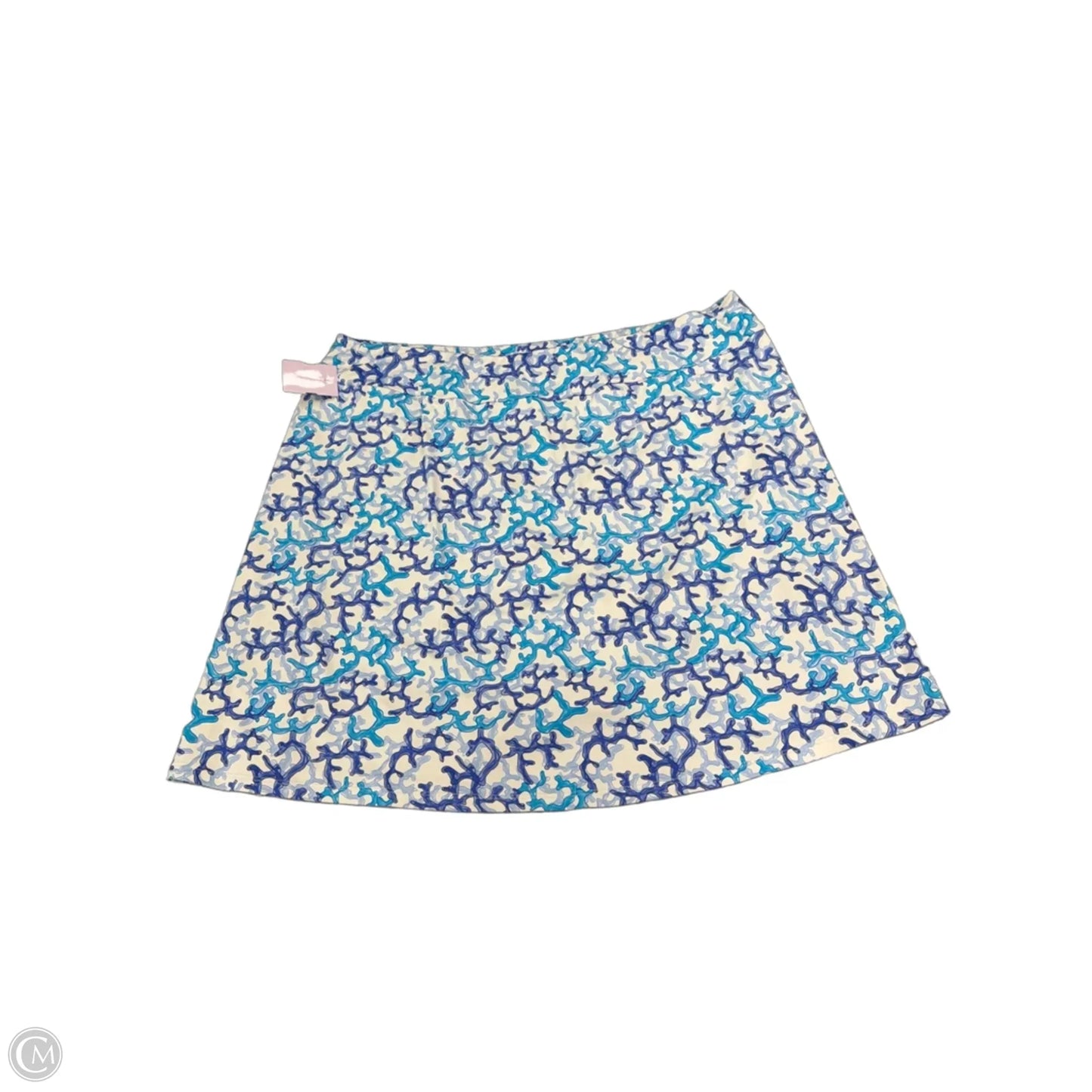 Skort By Lulu B In Blue & White, Size: 1x