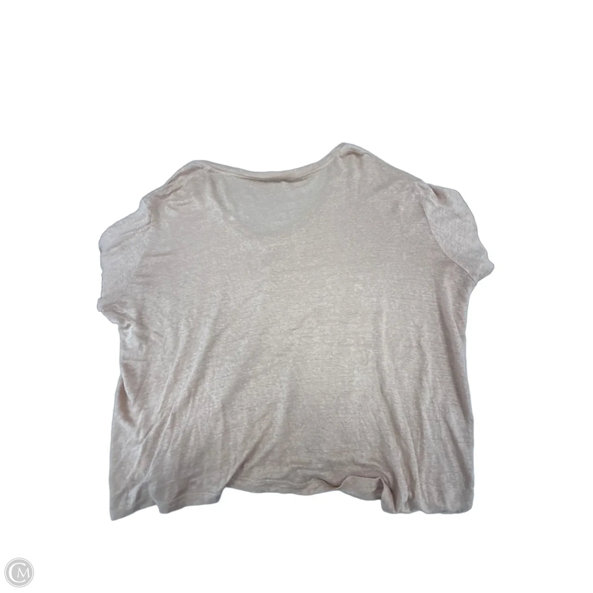 Top Short Sleeve By H&m In Beige, Size: Xl