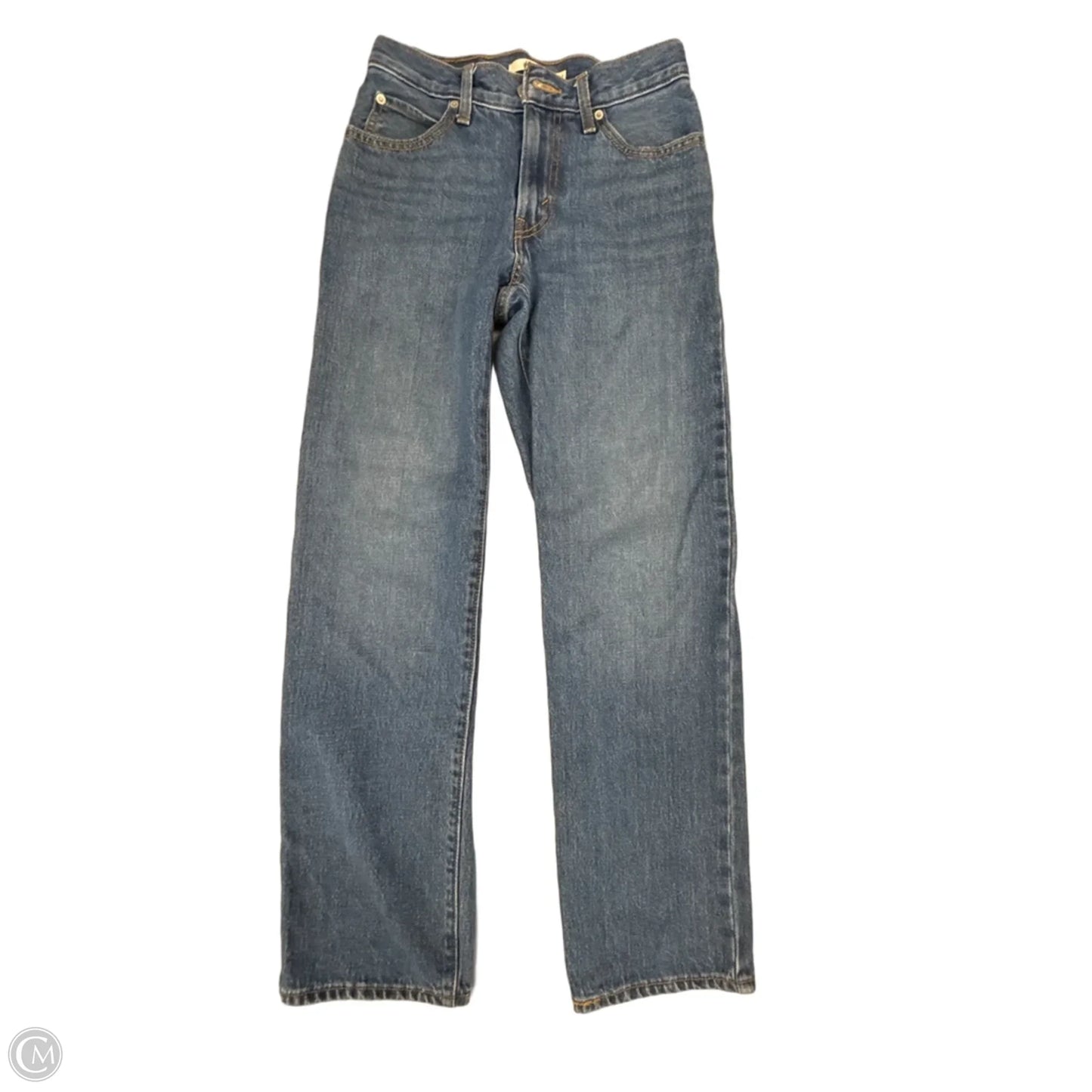 Jeans Straight By Levis In Blue Denim, Size: 0