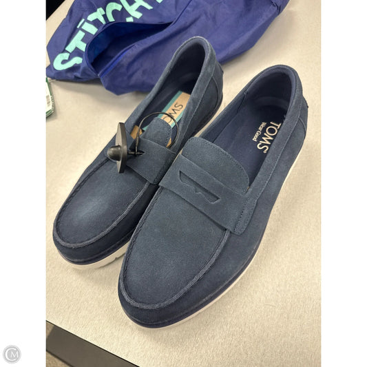 Shoes Flats By Toms In Blue, Size: 11