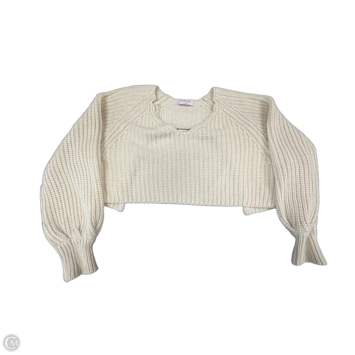 Sweater By Cme In Cream, Size: M