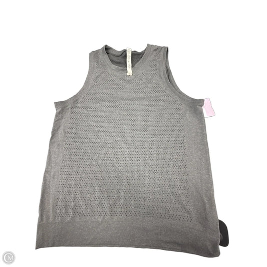 Athletic Tank Top By Lululemon In Grey, Size: 6