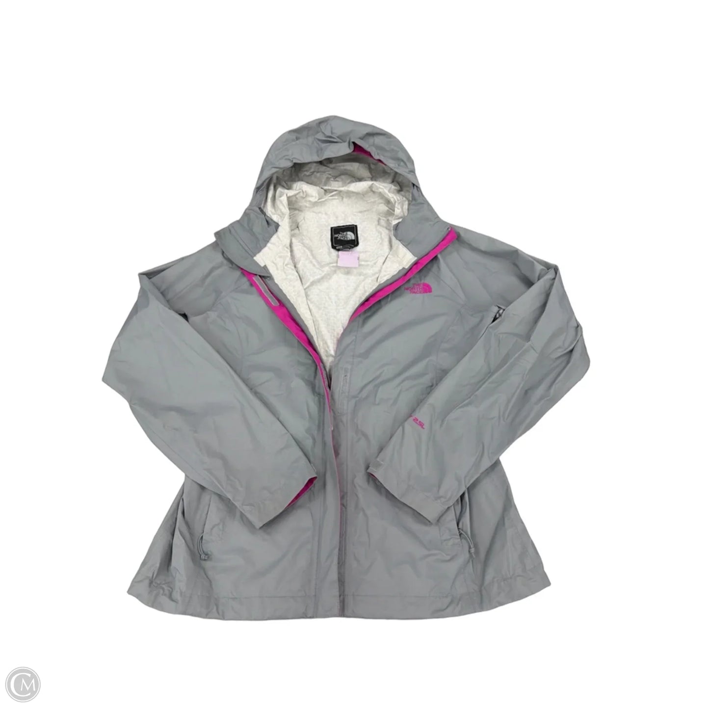 Jacket Windbreaker By The North Face In Grey, Size: M