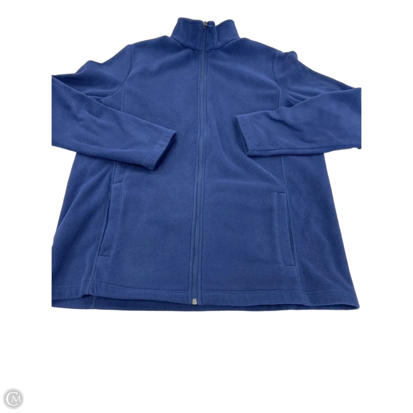 Jacket Fleece By Lands End In Blue, Size: Xl