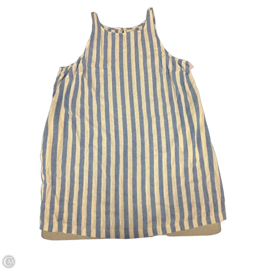 Dress Casual Short By Ava & Viv In Blue & White, Size: 2x