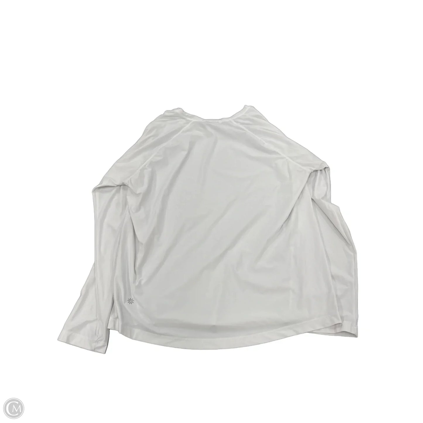 Top Long Sleeve By Athleta In White, Size: L