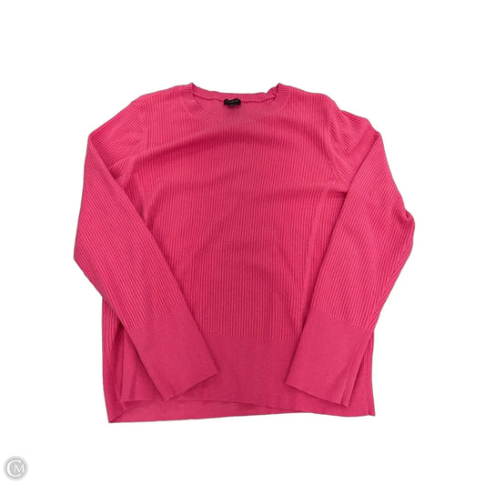 Top Long Sleeve By Talbots In Pink, Size: Xl