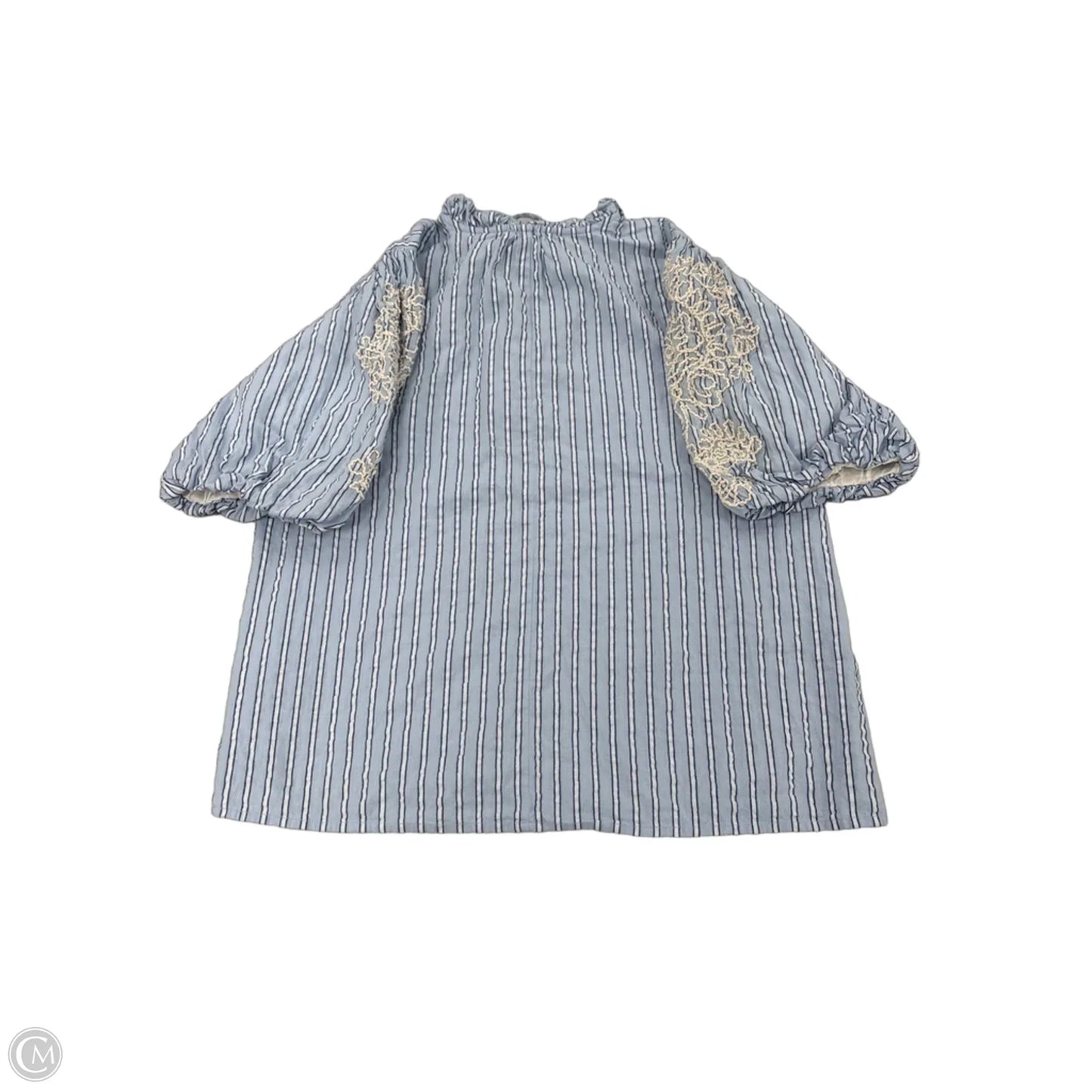 Top Short Sleeve By Thml In Blue, Size: L