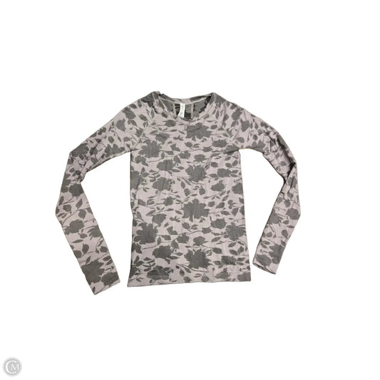 Athletic Top Long Sleeve Crewneck By Athleta In Pink, Size: Xs