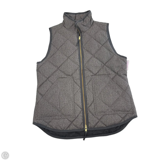 Vest Puffer & Quilted By J. Crew In Grey, Size: S