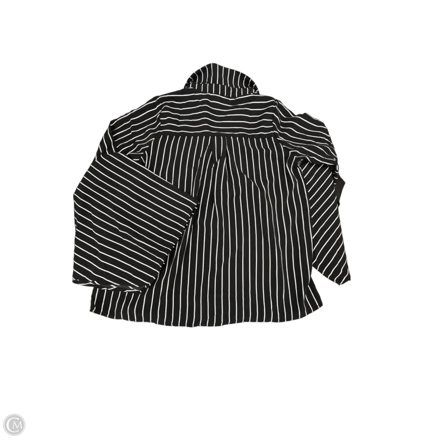 Top Long Sleeve By Savanna Jane In Black, Size: M