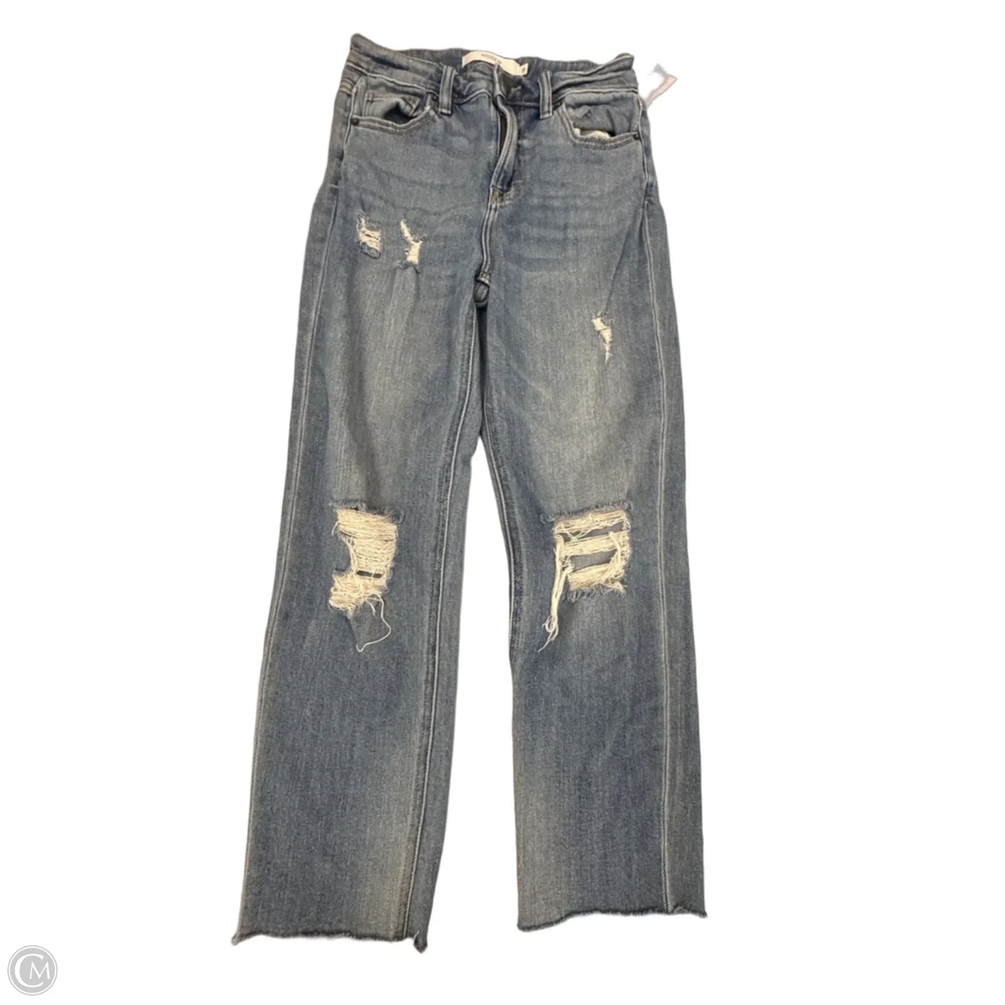 Jeans Cropped By Hidden In Blue Denim, Size: 0
