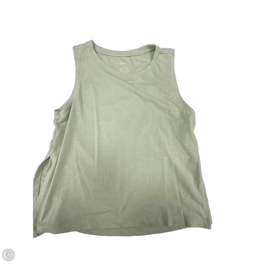 Athletic Tank Top By Nike In Green, Size: Xs