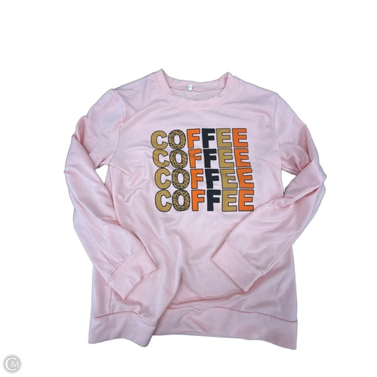 Top Long Sleeve By Cmf In Pink, Size: M
