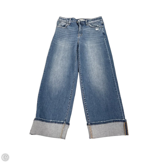 Jeans Wide Leg By Flying Monkey In Blue Denim, Size: 6