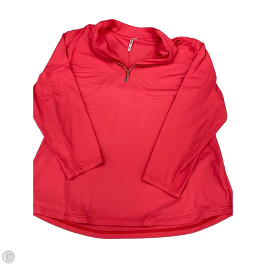 Top Long Sleeve By Lulu B In Red, Size: 1x