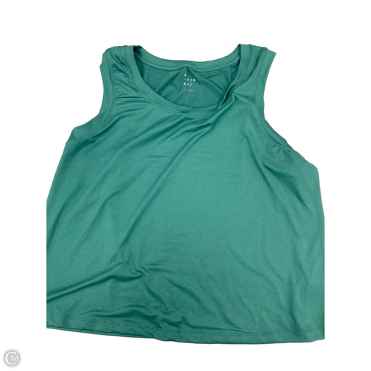 Tank Top By A New Day In Green, Size: 2x