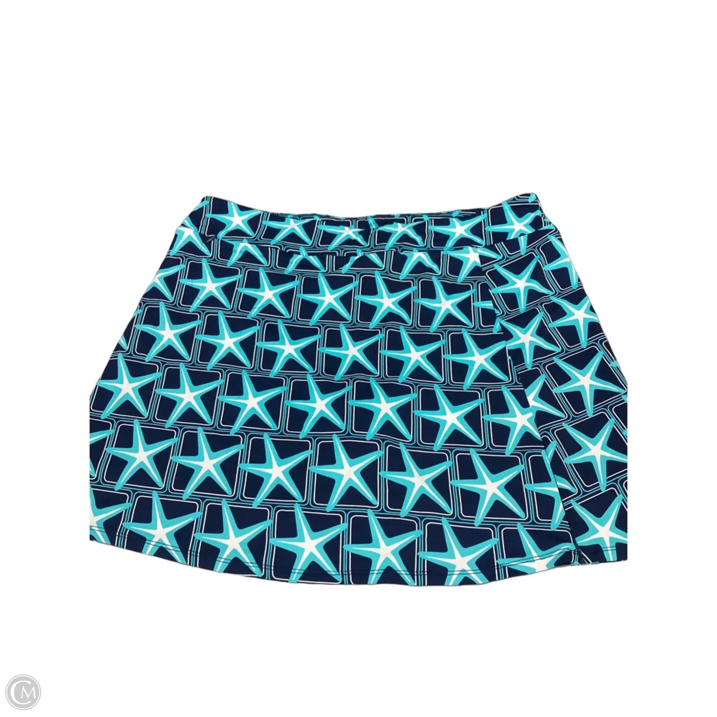 Athletic Skort By Lulu B In Blue, Size: Xl