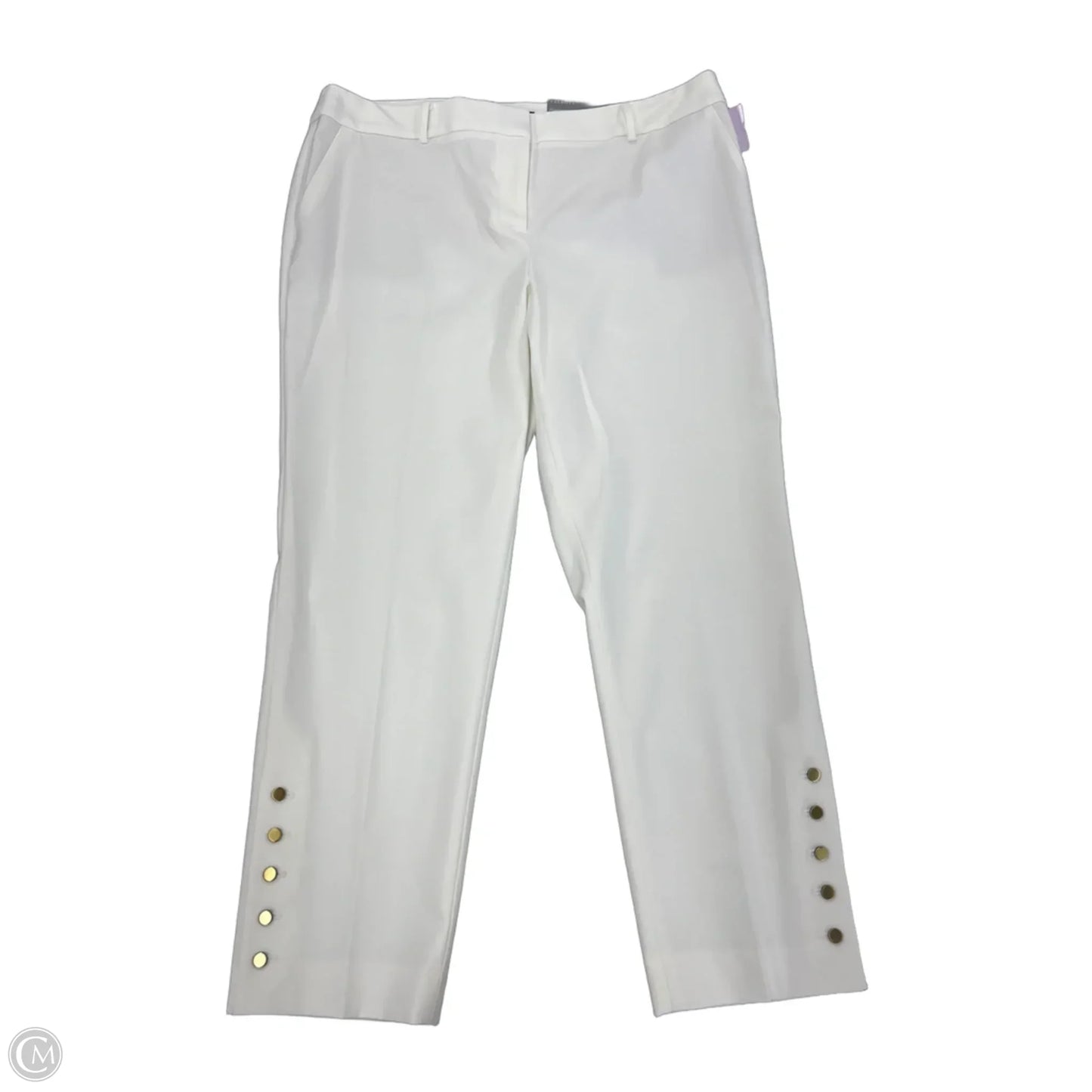 Pants Dress By Talbots In White, Size: 16