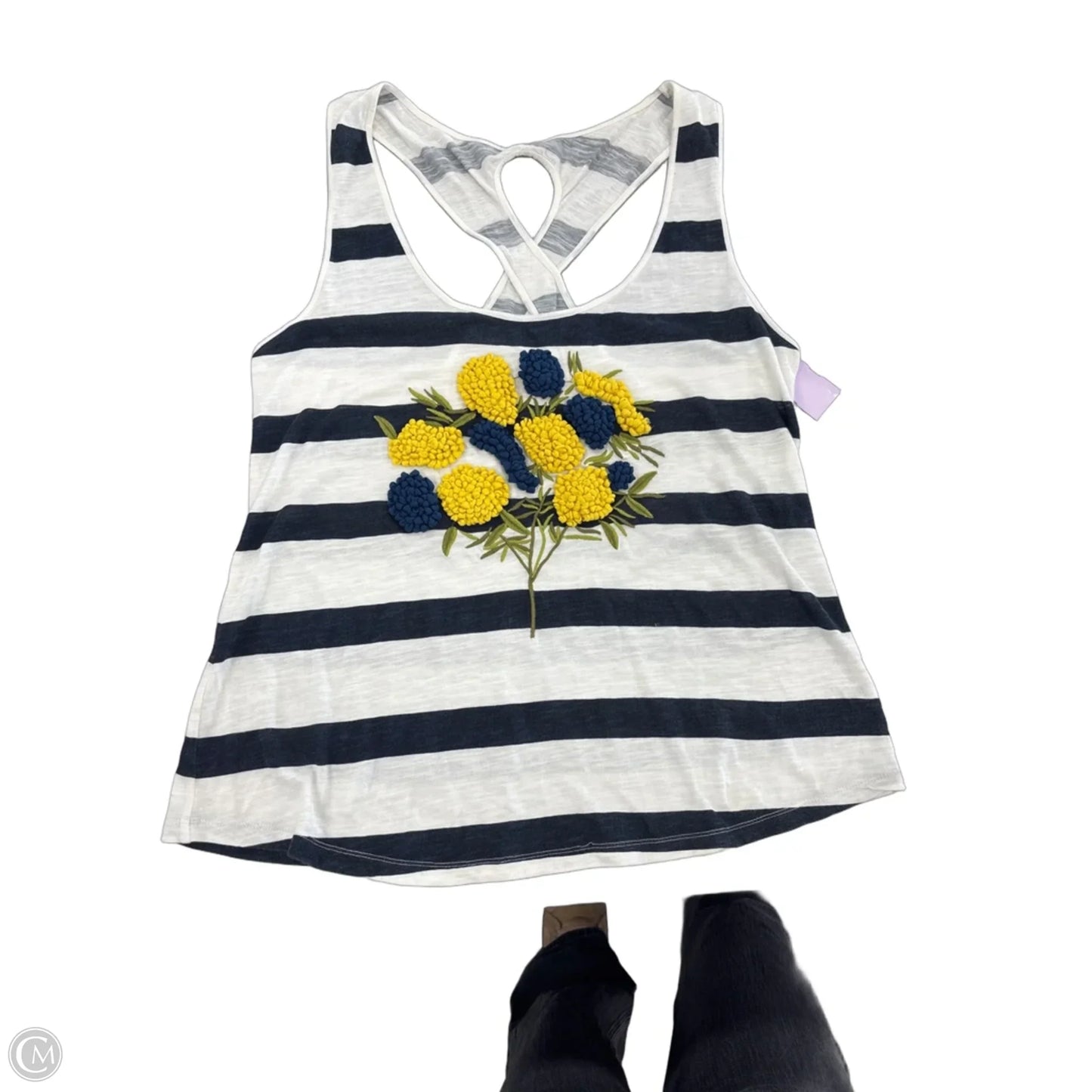 Tank Top By Pilcro In White, Size: L