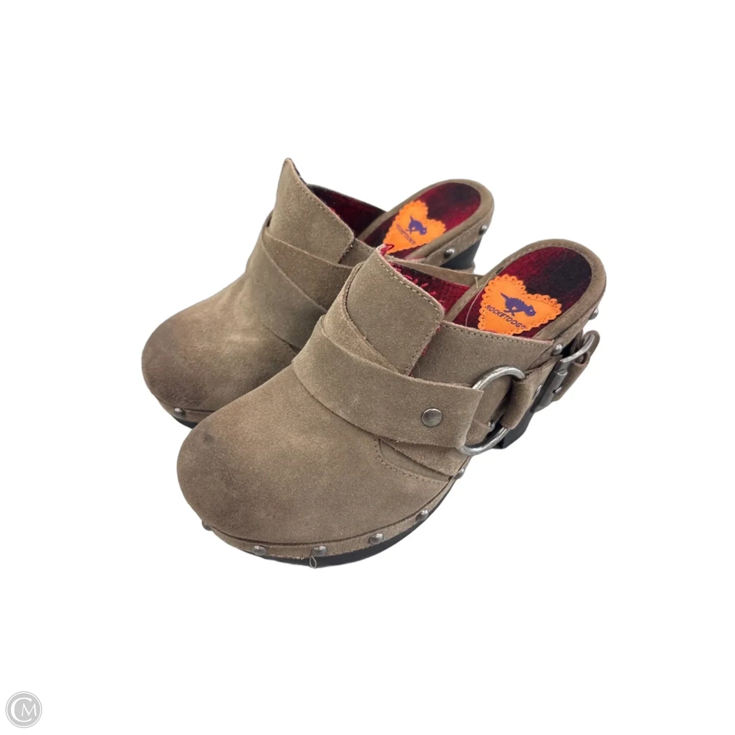 Shoes Heels Block By Rocket Dogs In Tan, Size: 7