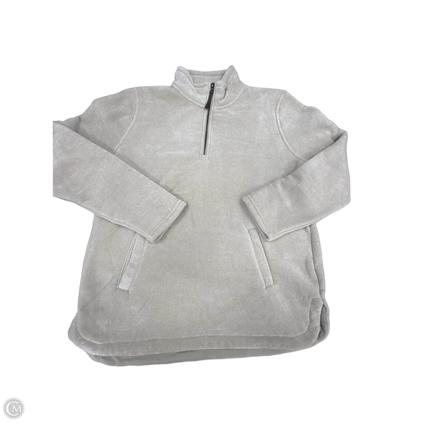 Sweatshirt Collar By 32 Degrees In Cream, Size: M