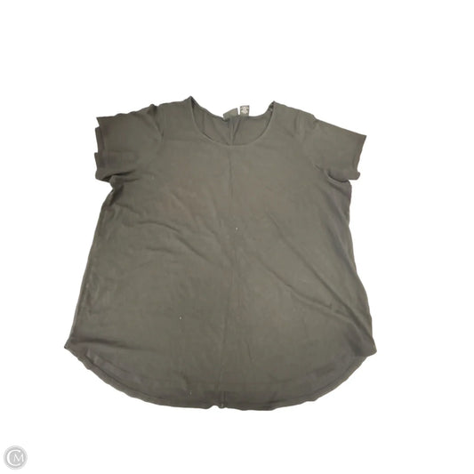 Top Short Sleeve Basic By Tahari In Black, Size: 2x