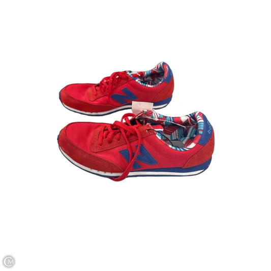 Shoes Sneakers By New Balance In Blue Red & White, Size: 9.5