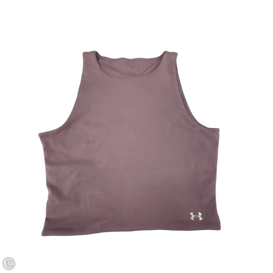Athletic Tank Top By Under Armour In Mauve, Size: M